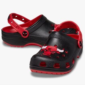 CROCS NBA Chicago Bulls Clogs Red Black Mens 6 Womens 8